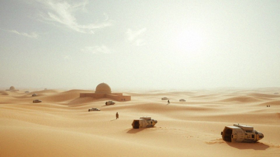 Jakie sceny z Tatooine kręcono w Tunezji?